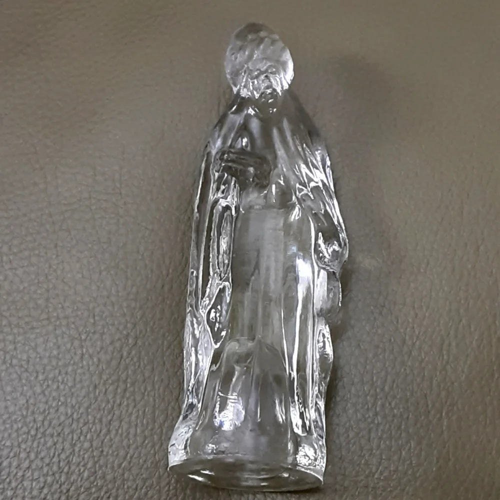 Windsor Collection Clear Glass Nativity Scene 6 Piece - Vtg